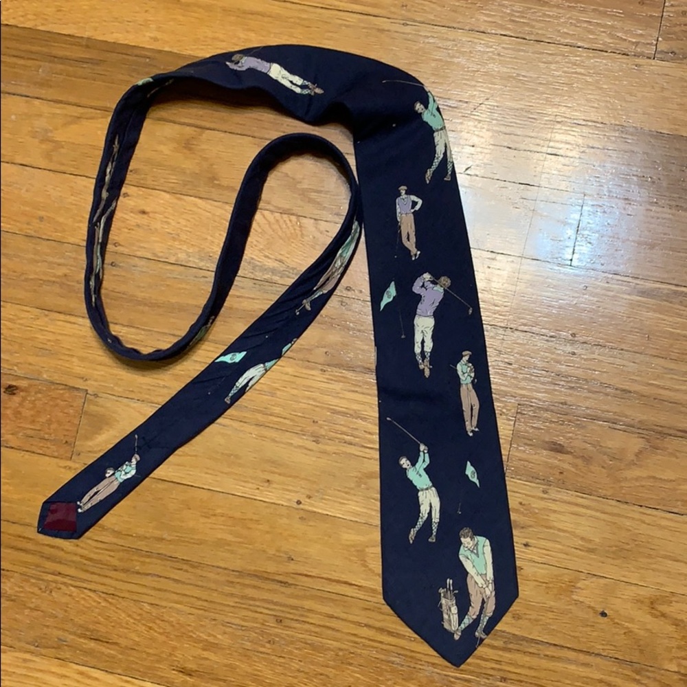 Vintage Neil Martin Necktie Golf theme